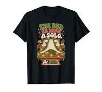 The Bed Is Now A Solo Funny Cat Juego de Palabras Camiseta