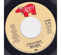 The Bee Gees - Love So Right/You Stepped Into My Life (7"/45 rpm)