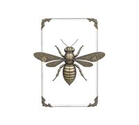 The Bee II - Botanical Line Art Journal: Softcover notebook with elegant bee illustration 120 pages - 6x9 inch