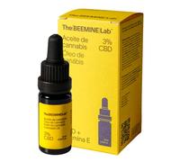 The Beemine Lab Aceite Facial CBD 3% 10 Ml + Uso Tópico Cosmético + Con Aceite De Cáñamo Y Vitamina E + Hidratación Y Nutrición De La Piel + Skincare Natural De Uso Diario
