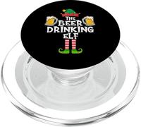 The Beer Drinking Elf, Divertida Navidad para Grupos Familiares PopSockets PopGrip para MagSafe