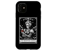 The Beerpong Queen Beer Pong Beer Juego Tarot Card Witchy Carcasa para iPhone 11