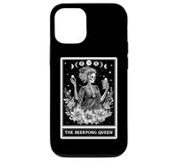 The Beerpong Queen Beer Pong Beer Juego Tarot Card Witchy Carcasa para iPhone 12/12 Pro