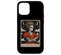 The Beerpong Queen Beer Pong Beer Juego Tarot Card Witchy Carcasa para iPhone 12/12 Pro