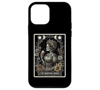 The Beerpong Queen Beer Pong Beer Juego Tarot Card Witchy Carcasa para iPhone 12 Mini