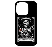 The Beerpong Queen Beer Pong Beer Juego Tarot Card Witchy Carcasa para iPhone 14 Pro