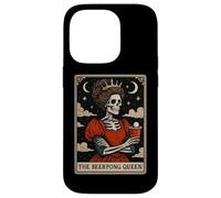 The Beerpong Queen Beer Pong Beer Juego Tarot Card Witchy Carcasa para iPhone 14 Pro