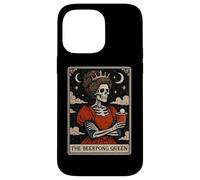 The Beerpong Queen Beer Pong Beer Juego Tarot Card Witchy Carcasa para iPhone 14 Pro MAX