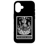The Beerpong Queen Beer Pong Beer Juego Tarot Card Witchy Carcasa para iPhone 16