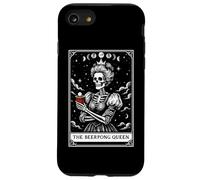 The Beerpong Queen Beer Pong Beer Juego Tarot Card Witchy Carcasa para iPhone SE (2020) / 7/8