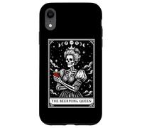 The Beerpong Queen Beer Pong Beer Juego Tarot Card Witchy Carcasa para iPhone XR