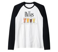 The Beers Abbey Beer Music Lovers Funny Vintage Camiseta Manga Raglan