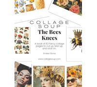The Bees Knees by Collage Soup: Fancy Art Papers with Honeycomb, Botanicals & Queen Portraits for Junk Journals and Mixed Media
