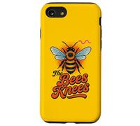 The Bees Knees Funny Cute Bee Juego de Palabras Primavera Verano Buzz Carcasa para iPhone SE (2020) / 7/8