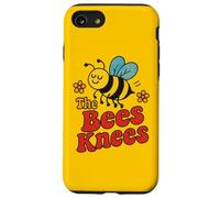 The Bees Knees Funny Cute Bee Juego de Palabras Primavera Verano Buzz Carcasa para iPhone SE (2020) / 7/8