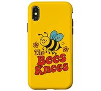 The Bees Knees Funny Cute Bee Juego de Palabras Primavera Verano Buzz Carcasa para iPhone X/XS