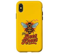 The Bees Knees Funny Cute Bee Juego de Palabras Primavera Verano Buzz Carcasa para iPhone X/XS