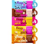 The BEGINNINGS Barritas de avena Flapjack Caja surtida 5 sabores x 4 barritas - 20 x 60 g (1,2 kg) - veganas, sin gluten - snack energético natural - ricas en fibra