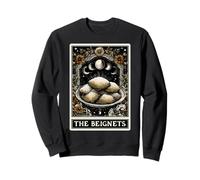 The Beignets Beignet Lover Tarot Francés Tarjeta Witchy Moon Sudadera