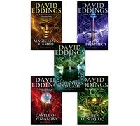 The Belgariad Series 5 Books Collection Set By David Eddings (Pawn of Prophecy, Queen of Sorcery, Magicians Gambit, Castle of Wizardry, Enchanters End Game)