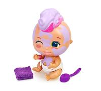 The Bellies from Bellieville - Mini Bellies Messy Mash Blueberries, Bote con Mini Bellie Punky Pink en su interiror, con manchitas para Limpiar, Tiene Olor a Frutos del Bosque, Famosa (700017486)