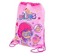 The Bellies From Bellyville 700015959 - Mochila Saco con Cuerdas para niños y niñas a Partir de 3 años, Color Rosa (Famosa)