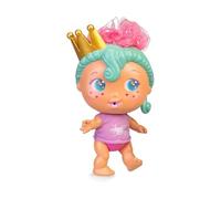 The Bellies from Bellyville - Biggie Blinky Queen, muñeca hermanas mayores de los bebés Bellies, se les hincha la tripa al comer y cae el diente, Regalo para niñas y niños +3 Años, Famosa (700017315)