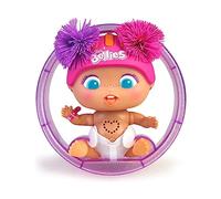 The Bellies From Bellyville- Hula-Hoop, muñeca bebé en pañales interactiva, Bellie Grande, con un Casco y un Juego de aro Que Rueda, Juguete para niñas y niños a Partir de 3 años, Famosa (700016631)