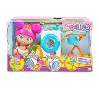 The Bellies from Bellyville Lavadora, Set de Juguete Divertido para el apartamento de los Bellies muñeca Mini Hula Hoop y Accesorios para Lavar los pañales, Famosa (700017073), Multicolor, Talla única