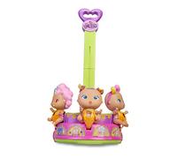 The Bellies From Bellyville Trolley Coaster, Accesorio para los Bellies y Mini Bellies, para cuidarles, transportarles a Todas Partes, niños Desde 3 años (Famosa 700016222)