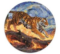 The Bengala Tigre Rompecabezas 1000 Piezas Vida Silvestre Impossible Idea De Regalo para Ella O Él para Adultos Y Niños 1000pcs (67.5x67.5cm)
