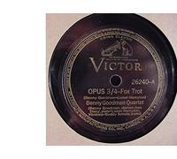 The Benny Goodman Quartet Very Nice Original 10 Inch 78 rpm - Opus 3/4-Fox Trot / Sugar Fox Trot - Victor Records 26240 - 1938
