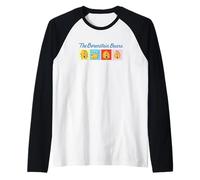 The Berenstain Bears Pop Art Characters Vintage Book Camiseta Manga Raglan