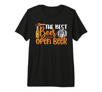 The Best Beer Is An Open Beer Drinking Beer Lover Drinker Camiseta Premium