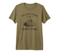 The Best Books Are Banned Books Literature Read Lover Camiseta Premium