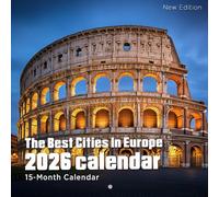 The Best Cities In Europe Calendar 2026: A curated collection of iconic destinations month by month