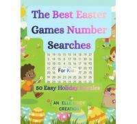 The Best Easter Games Number Searches: 50 Easy Holiday Puzzles for Kids (Large print)