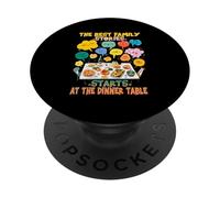 The Best Family Stories Start at The Dinner Table PopSockets PopGrip Adhesivo