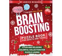 The Best Full-Color Brain Boosting Puzzle Book for Adults and Teens: A Fun and Relaxing Colorful Collection for Puzzle Lovers