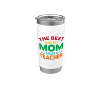 The Best Kind Of mom Raise A Teacher School Teachers Vaso térmico de acero inoxidable de doble pared