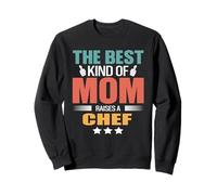 The Best Kind of Mom Raises A Chef Funny Mothers Day Sudadera
