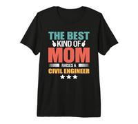 The Best Kind of Mom Raises A Civil Engineer Mothers Day Camiseta Premium