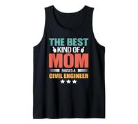 The Best Kind of Mom Raises A Civil Engineer Mothers Day Camiseta sin Mangas