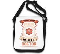 The Best Kind Of Mom Raises A Doctor Yes My Son Bought Be This - Bolso de hombro, color blanco