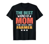 The Best Kind of Mom Raises A Farmer Funny Mothers Day Camiseta
