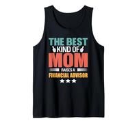 The Best Kind of Mom Raises A Financial Advisor Mothers Day Camiseta sin Mangas