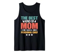 The Best Kind of Mom Raises A Personal Chef Mothers Day Camiseta sin Mangas