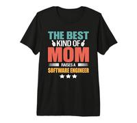 The Best Kind of Mom Raises A Software Engineer Mothers Day Camiseta Premium