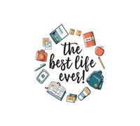 The Best Life Ever Notebook: A Hilarious Lined Journal for Mom and Dad 110-Page 6x9 Note for Everyday Thoughts and Laughs