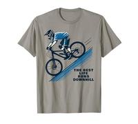 The Best Life Runs Downhill - Bicicleta de montaña Camiseta
